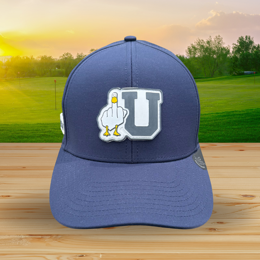 Gorra azul marino doble logo U