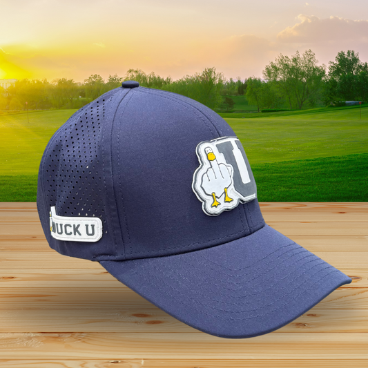 Gorra azul marino doble logo U