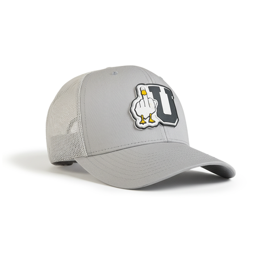 Light gray cap with U logo