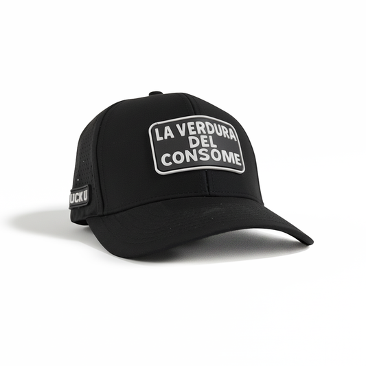 Black cap "Vegetable" white