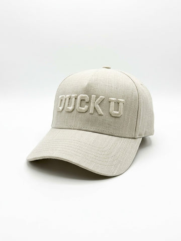 Gorra arena letras arena