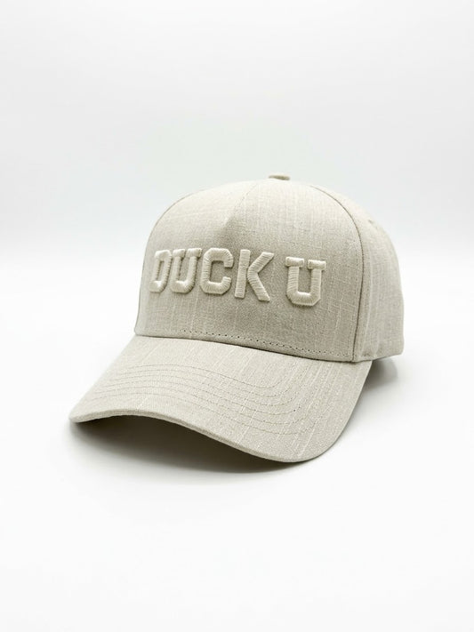 Gorra arena letras arena