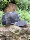 Gorra camo negra pato linea blanca