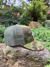 Gorra camo verde pato blanco